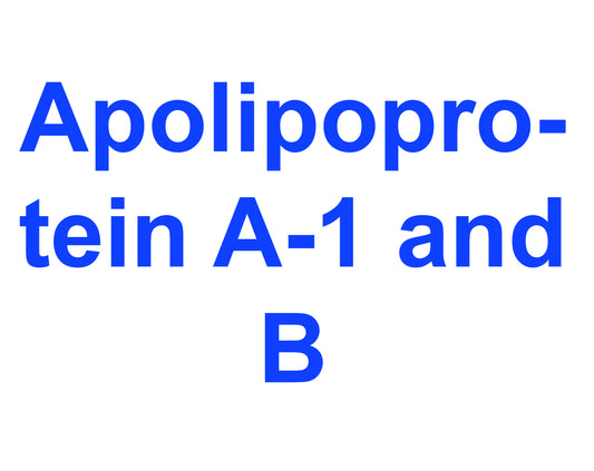 Apolipoprotein A-1 and B