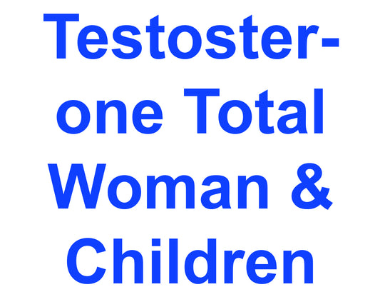 Testosterone (Total) for Women & Children